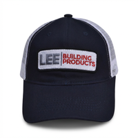 Casquette Trucker Unisexe 6 Panneaux Structurée en Maille Respirante Imperméable Broderie Style Sportif pour la Performance
