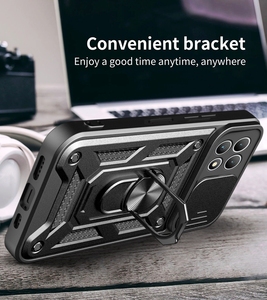 Venta caliente híbrido TPU PC funda protectora para teléfono con soporte de anillo de Metal funda de teléfono para T-Mobile REVVL 7 - Product Image 4