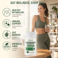 Capsules Probiotiques Akkermansia OEM/ODM : Enzymes Digestives, Supplément pour la Flore Intestinale, Soulagement Post-Repas pour Adultes, Soutien à la Santé Intestinale