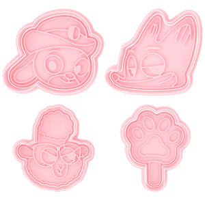 Moule à biscuits 3D Zootopia Gary et Judy, pour biscuits imprimés en argile DIY, en matériau PLA - Product Image 5