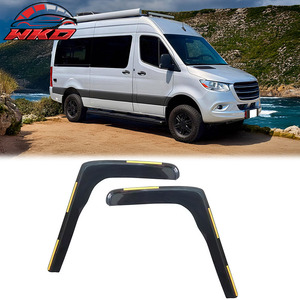 Déflecteurs de pluie pour vitres latérales de voiture en PC pour Mercedes-Benz Sprinter W907 19-25, protection des portières - Product Image 1