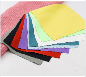 Chiffonnette en suède pour nettoyage de vitres, lingette <span class=keywords><strong>microfibre</strong></span> sans traces pour lunettes et écrans, chiffon optique OEM - Product Image 3