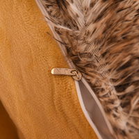 Parure de lit moelleuse léopard de haute qualité avec housse de couette