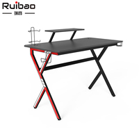 Professionnel 160cm en forme de L RGB LED écriture course ordinateur de jeu bureau personnalisé Table en bois ergonomique pour la maison Esports Gamers PC