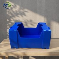 Caisses à fruits empilables en PP avec design ventilé pour le transport des récoltes de pommes, d'oranges et de raisins