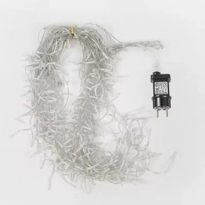 Cortina de <span class=keywords><strong>Luces</strong></span> LED con Forma de Carámbanos, 8 Funciones de Iluminación, <span class=keywords><strong>Cascada</strong></span> Intermitente, Decoración para Bodas, <span class=keywords><strong>Navidad</strong></span>, Hoteles, Exteriores, Control Remoto, IP44 - Product Image 2