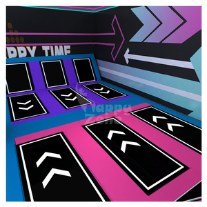 Aire de jeux intérieure <span class=keywords><strong>commerciale</strong></span>, trampoline, jeux interactifs, grands toboggans, équipement professionnel, trampoline de saut, pont de saut - Product Image 3