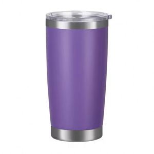 <b>Copper</b> Tumbler Standard Stainless Steel Insulated Double Wall Vacuum <b>Powder</b> Coated Matte Sweat Free BPA Free ASM25 - Product Image 2