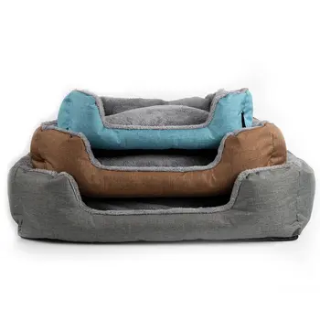 Customized Size Pet Bed Wholesale Washable Luxury Large Cat Pet Dog Bed