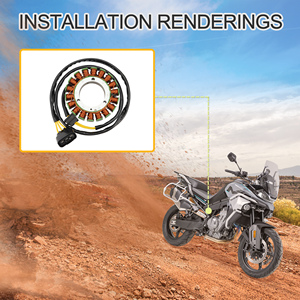 Reemplazo de bobina de estator de motocicleta GOOFIT DC para <span class=keywords><strong>CF</strong></span> <span class=keywords><strong>Moto</strong></span> 800CC CF800 ATV X8 0800-032000 - Product Image 6