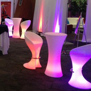 Tabouret de bar lumineux, nouveau design, tabouret de bar Alies, chaise de salon LED, tabouret de bar (Bs100) - Product Image 4