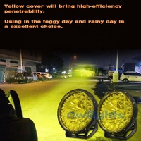 Nueva Lámpara LED de Trabajo Todoterreno 4x4 de 9 Pulgadas, Súper Brillante, 6000K, 12V, IP68, Impermeable, Universal, 2026