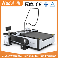 Máquina de Corte CNC con Cuchilla Oscilante AOYOO para Vidrio, Fibra, Tela, Kevlar y Espuma