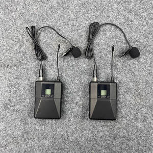 Système de sonorisation sans fil pour chant avec microphone cravate lavalier UHF pour deux personnes, récepteur de poche, microphone sans fil pour chant - Product Image 5