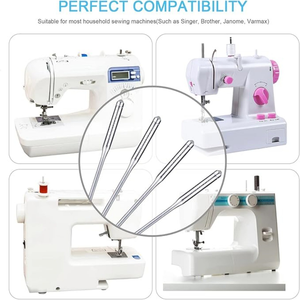 Agujas Industriales Universales <span class=keywords><strong>para</strong></span> Máquinas <span class=keywords><strong>de</strong></span> Coser, Agujas Planas <span class=keywords><strong>para</strong></span> Máquinas Singer, Brother, Janome, Varmax, <span class=keywords><strong>para</strong></span> Trabajos <span class=keywords><strong>de</strong></span> Costura - Product Image 3