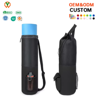 Tas Penyimpanan Matras Yoga Neoprena Wanita Model Tali Serut, Grosir Custom, Portabel untuk Penggunaan di Gym, Rumah, Luar Ruangan, dan Studio Yoga