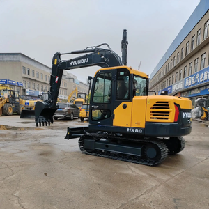 100% nueva marca coreana Hyundai HX80 excavadora sobre orugas de 8 toneladas equipo de movimiento de tierras duradero de alto rendimiento - Product Image 6