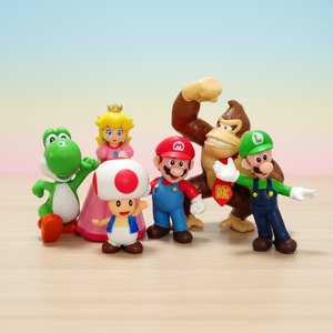 Set di 6 <span class=keywords><strong>Pezzi</strong></span> della Serie <span class=keywords><strong>Mario</strong></span>, Modellini in PVC di Super <span class=keywords><strong>Mario</strong></span>, Regalo Perfetto per Bambini - Product Image 5