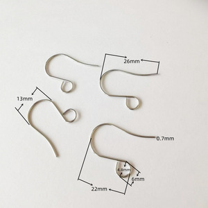 Thời trang 316 thép không gỉ đồ trang sức phát hiện Bông tai móc với đôi mắt to 18K vàng và vàng hồng mạ, DIY trang sức phụ kiện - Product Image 2