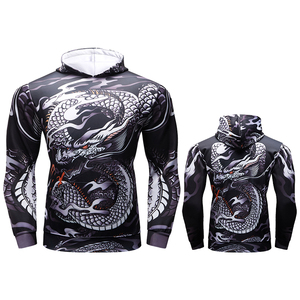 2025 hommes Anime 3d imprimé <span class=keywords><strong>pull</strong></span> à capuche Rash Guard chemise à capuche <span class=keywords><strong>Surf</strong></span> logo personnalisé haut <span class=keywords><strong>de</strong></span> gymnastique vêtements d'entraînement avec poche pour hommes - Product Image 4