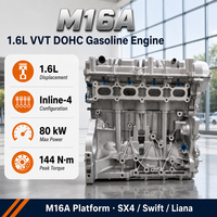 Ensemble moteur M16A 1.6L VVT DOHC essence, bloc long pour Suzuki SX4 Swift Liana, pièces de rechange pour voitures