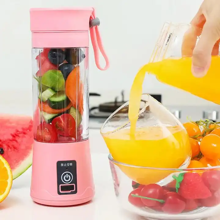 Electric Mini Juice Maker Blender Mixer USB Rechargeable Mini