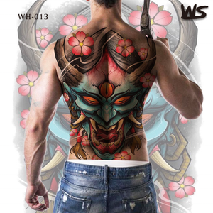 Etiqueta engomada del tatuaje <span class=keywords><strong>de</strong></span> la exhibición estampada grande Toda la espalda Impermeable Tatuaje <span class=keywords><strong>de</strong></span> moda sexy <span class=keywords><strong>de</strong></span> larga duración - Product Image 1