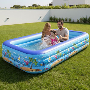 <span class=keywords><strong>Piscina</strong></span> Inflable <span class=keywords><strong>Rectangular</strong></span> de Gran Tamaño, <span class=keywords><strong>Piscina</strong></span> Inflable para Adultos, Precio Económico y Alta Calidad - Product Image 2