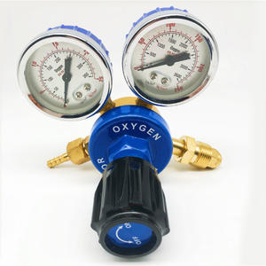 Régulateur de pression de bouteille de gaz tout en cuivre, manomètre pour oxygène et acétylène, dispositif de réduction de pression pour oxygène et acétylène - Product Image 5