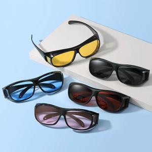 Nouvelles lunettes de cyclisme UV400, monture PC, verres AC, vision nocturne, unisexes, lunettes de sécurité pour la conduite, le travail et les activités de plein air - Product Image 1