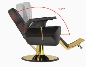 Fauteuil de Barbier Moderne de Luxe en Cuir PU, Inclinable et Polyvalent, pour Hommes - Vente en Gros - Product Image 3