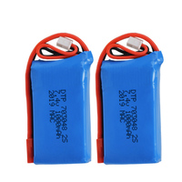Baterai polimer Lithium 7.4v 3000mah 4200mah isi ulang baterai 2s 1500 Mah Lipo 3.7v 703048 3.7v 350mah untuk jam tangan pintar