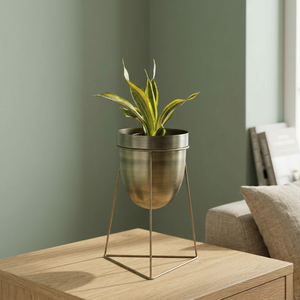 Jardinière surélevée en laiton AK Jardinière surélevée Ascent Homes Jardinière en métal pour la maison et le bureau Fabricant et fournisseur - Product Image 1