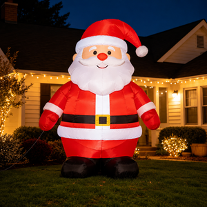 Fabricant de motifs lumineux géants LED Père Noël Chine Fournisseur d'éclairage commercial pour l'affichage de Noël Usine - Product Image 5
