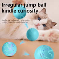 Wiederaufladbarer Elektrischer Interaktiver Wasserdichter Ball mit Vibrierender Selbstspiel-Funktion für Katzen und Hunde