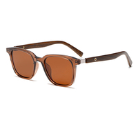 Lunettes de soleil polarisées de luxe personnalisables effet bois 2026 pour femmes et unisexe, avec logo personnalisé et monture carrée