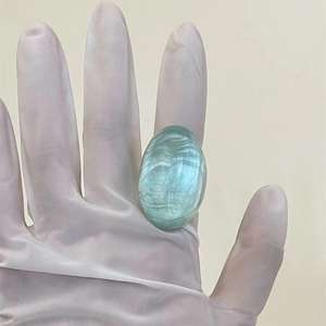 2024 nouveau Design Transparent résine anneau femmes acrylique clair grands anneaux doigt fête cadeau bijoux en gros - Product Image 6