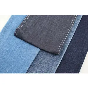 High Stretch Cotton Polyester Rayon Spandex Jeans Lady Fabric