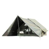 Tente de camping de luxe de grande taille, de haute qualité, étanche, durable, gonflable, pour 3 personnes, pour les aventures en plein air