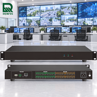 Prosesor Matriks Audio DSP 16x16 Auto Mixing AEC AFC AGC AM 48V Phantom Power Perekaman USB untuk Sistem Pusat Monitoring