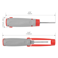 Outil d'extraction de broches de type broche JRready JRconDRK-RT1S, adapté à l'extraction des bornes de connecteurs DEUTSCH DT, DTM, DTP.