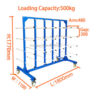 Giá Đỡ Hẫng 5 Tầng Tùy Chỉnh Cho Nhà Kho Có Bánh Xe Giá Đỡ Hẫng Hai Mặt Kim Loại Tay Dài - Product Image 3