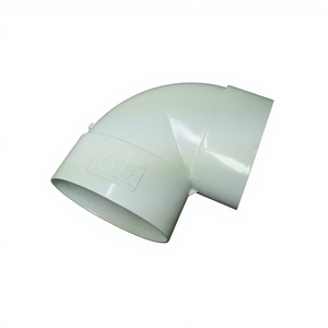 고품질 고압 부드러운 PVC T125*65 평면 파이프 오프셋 90도 °   배관 엘보 피팅 - Product Image 1