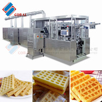 Grande Ligne de Production de Gaufres Industrielles Électrique pour Gâteaux, Fabrication de Gaufres Tendres