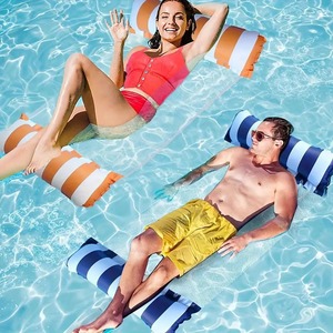 Cama Flotante Inflable de PVC de <span class=keywords><strong>Dos</strong></span> Tubos para Adultos, para <span class=keywords><strong>Piscina</strong></span>, Playa, Juguete Flotante Portátil - Product Image 3