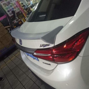 Alerón de Venta caliente para <span class=keywords><strong>TOYOTA</strong></span> <span class=keywords><strong>COROLLA</strong></span>, alerón de ala trasera para maletero, estilo TRD, ABS, negro de carbono, Color sin pintar 2014-2019 - Product Image 3