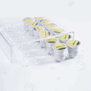 काउंटरटॉप ऐक्रेलिक k-कप पोड स्टोरेज ड्रॉअर बॉक्स आयोजक कॉफी और चाय पोड्स के लिए - Product Image 3