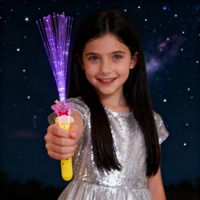 Baguette lumineuse en fibre optique Éléphant pour fête fluo, fournitures de fête néon, baguette lumineuse en fibre optique thème cirque, baguette lumineuse éléphant cirque