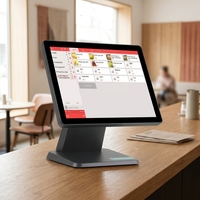Terminal Punto de Venta de 15 Pulgadas Directo de Fábrica, Caja Registradora Todo en Uno con Pantalla Táctil, Sistema POS para Comercios Minoristas, Tiendas y Restaurantes