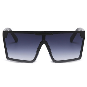 Gafas de Sol Cuadradas Extra Grandes de Moda Lmamba para Mujer, Gafas de Sol de una Pieza Personalizadas de Marca, Gafas de Sol Modernas 2022 - Product Image 5